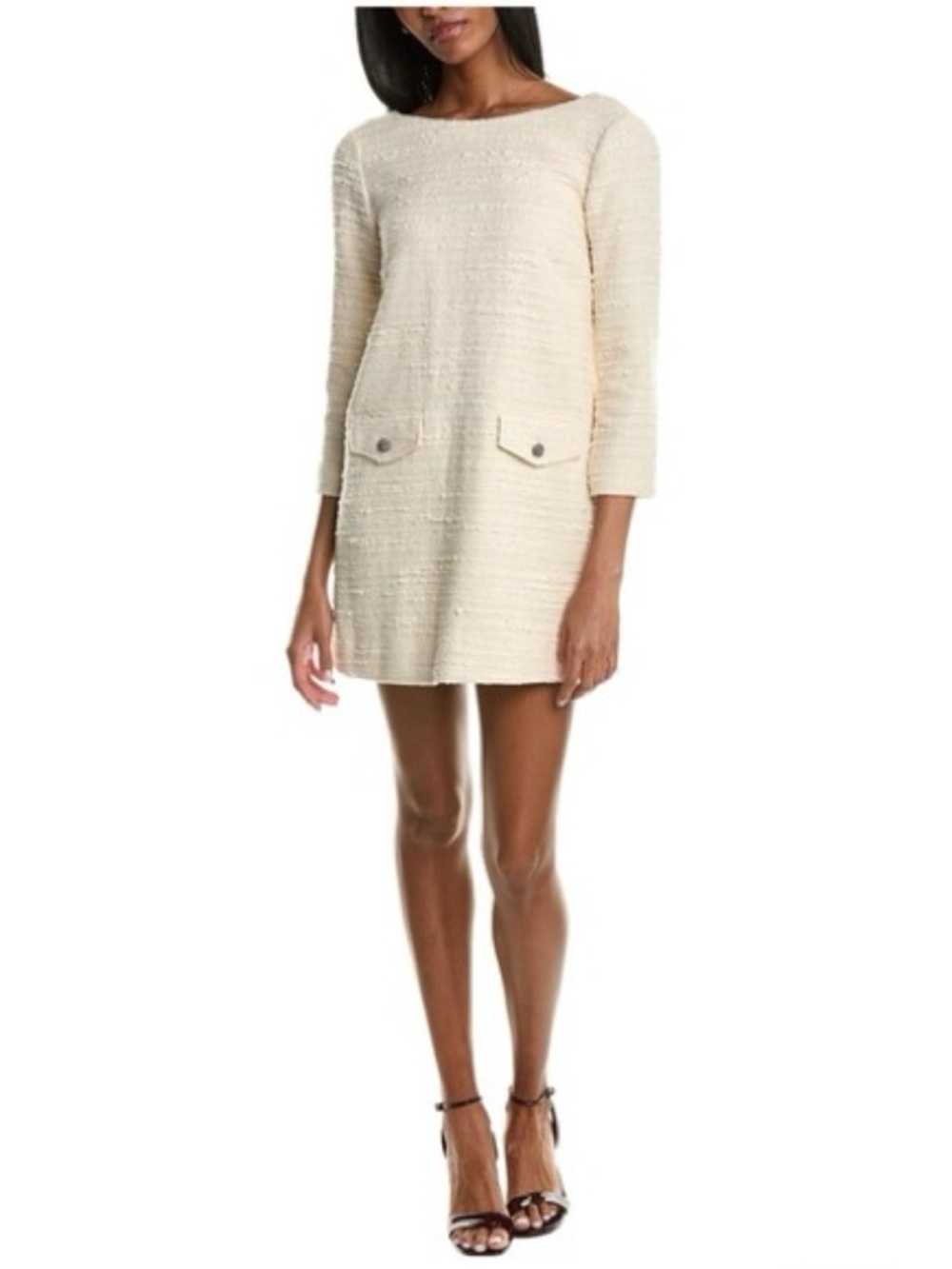 BA&SH • Auxane Tweed Long Sleeve Mini Dress size medium • new with tags $395